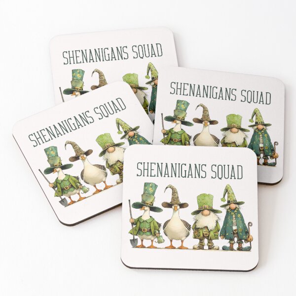 Item preview, Shenanigans Squad Goose and Gnome Illustration Whimsical  designed and sold by MTJ-Mushrooms.