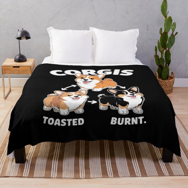 Item preview, Dog Lovers Untoasted Toasted Burnt Corgi designed and sold by joyouartArt.