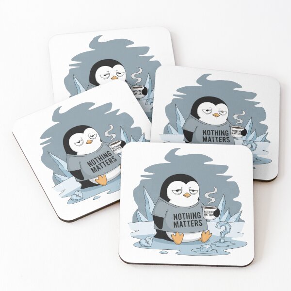Item preview, Nihilist Penguin Shirt – Cute but Depressing Animal Art designed and sold by Mukesh Saxena.