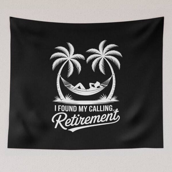 Item preview, I Found My Calling Retirement Summer Vacation Retired  designed and sold by angolinnArt.