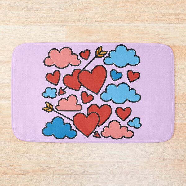 Item preview, Hearts and clouds with Cupid's arrows  designed and sold by Moonshroomarts.