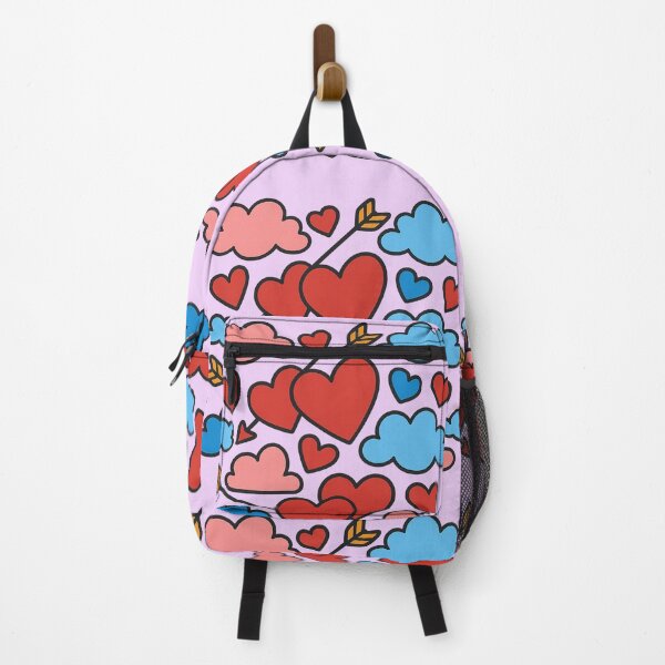 Item preview, Hearts and clouds with Cupid's arrows designed and sold by Moonshroomarts.