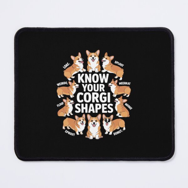 Item preview, Know Your Corgi Shapes Cute Welsh Dog Lover designed and sold by MarkLeedsArt.