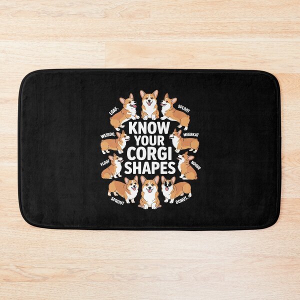 Item preview, Know Your Corgi Shapes Cute Welsh Dog Lover designed and sold by MarkLeedsArt.