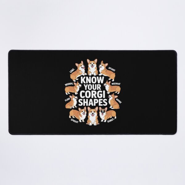 Item preview, Know Your Corgi Shapes Cute Welsh Dog Lover designed and sold by MarkLeedsArt.