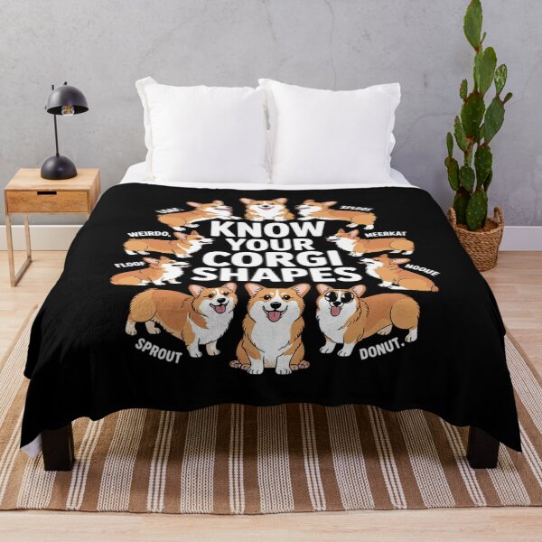 Item preview, Know Your Corgi Shapes Cute Welsh Dog Lover designed and sold by MarkLeedsArt.