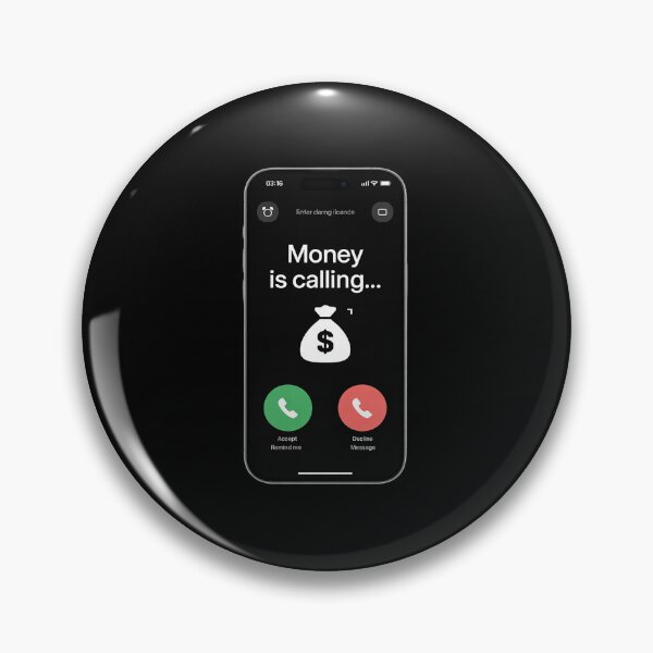 Item preview, Incoming Call Money Is Calling  designed and sold by angolinnArt.