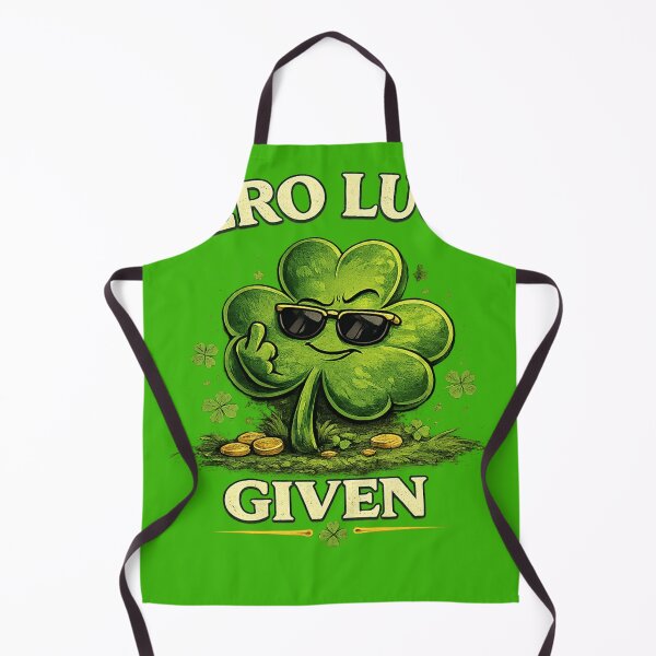 Item preview, Zero Luck Given – Funny Four Leaf Clover St. Patrick’s Day designed and sold by Laughprints.