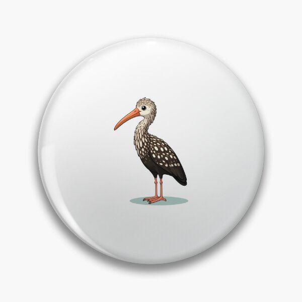 Item preview, Illustration of a playful bird standing on a light blue surface with a cheerful expression. designed and sold by cave-canvas.