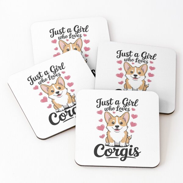 Item preview, Girl Who Loves Corgi designed and sold by MarkLeedsArt.