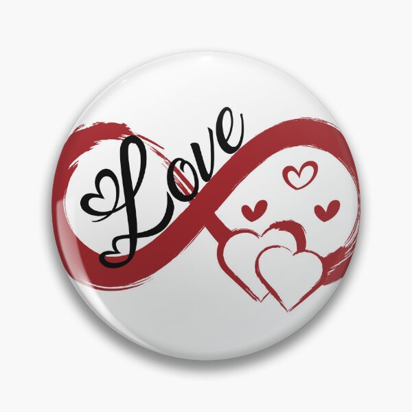 Item preview, Infinity Love Heart Symbol – Forever Love Romantic Minimal Design designed and sold by Graphic Botique.