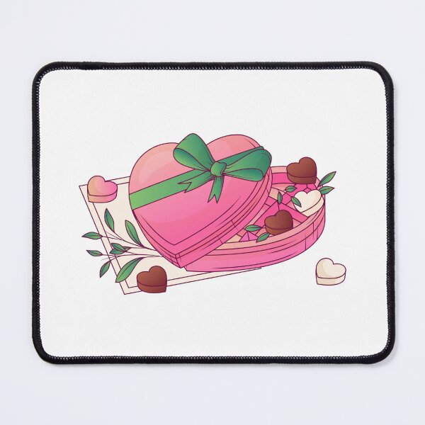 Item preview, Valentine Chocolate Heart Gift Illustration designed and sold by ColorloomArt.