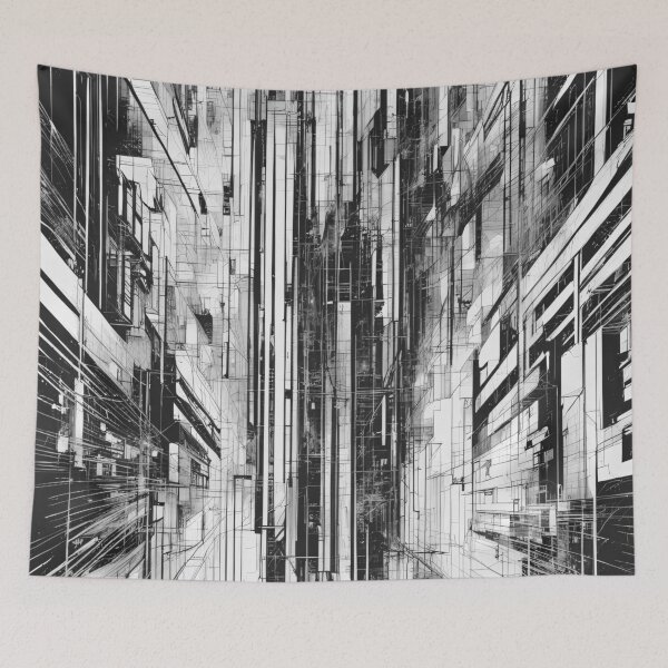 Item preview, Genesis Noir | Dark Abstract City designed and sold by StudioDestruct.