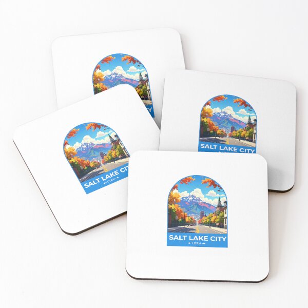 Item preview, Salt Lake City Utah Travel Sticker designed and sold by TulipaGraphics.