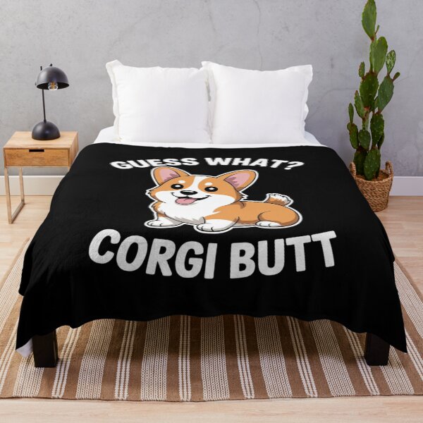Item preview, Guess What Corgi Butt Corgi Dog Pun designed and sold by joyouartArt.
