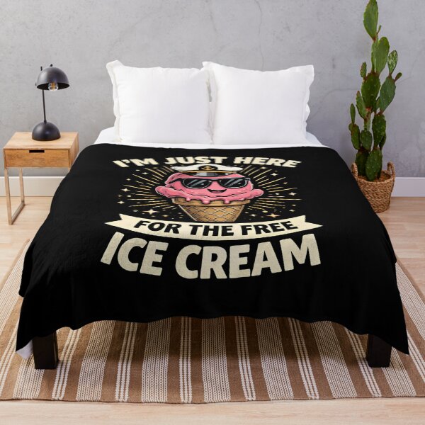 Item preview, Just Here for Free Ice Cream designed and sold by JODYSMORGAN.