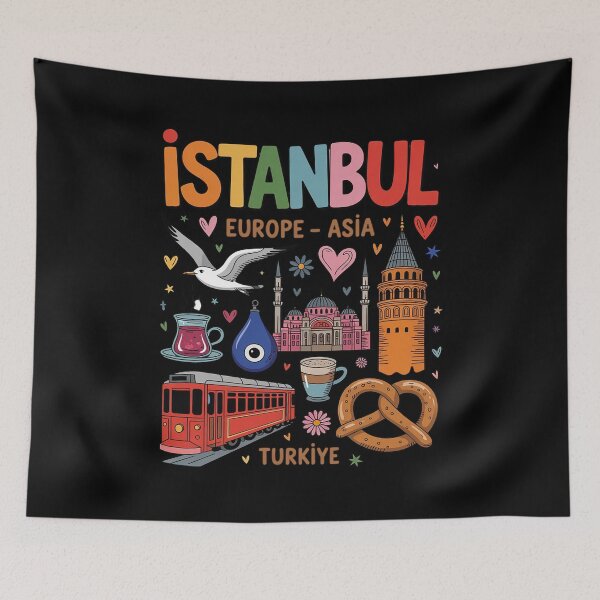 Item preview, Istanbul Travel Traveling Summer Vacation Istanbul Turkey designed and sold by angolinnArt.