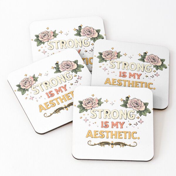 Item preview, Strong is my aesthetic. designed and sold by Shop-Pi.