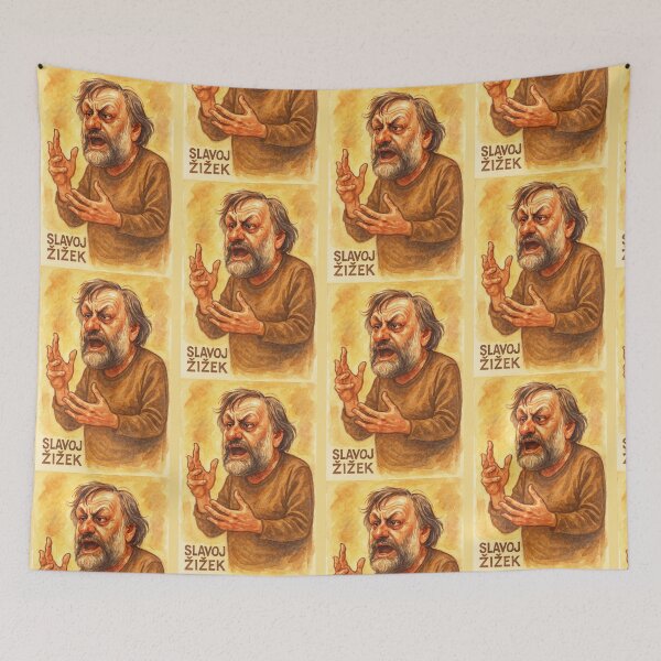 Item preview, Slavoj Zizek designed and sold by Sarcastic designs.