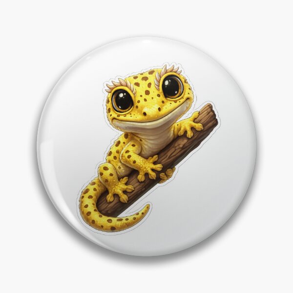 Item preview, Smiling Leopard Gecko Cute Reptile Animal designed and sold by HarlemDigitals.
