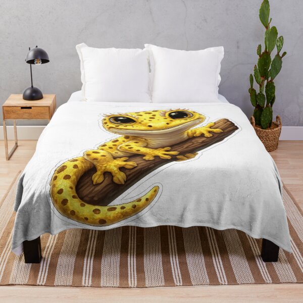 Item preview, Smiling Leopard Gecko Cute Reptile Animal designed and sold by HarlemDigitals.