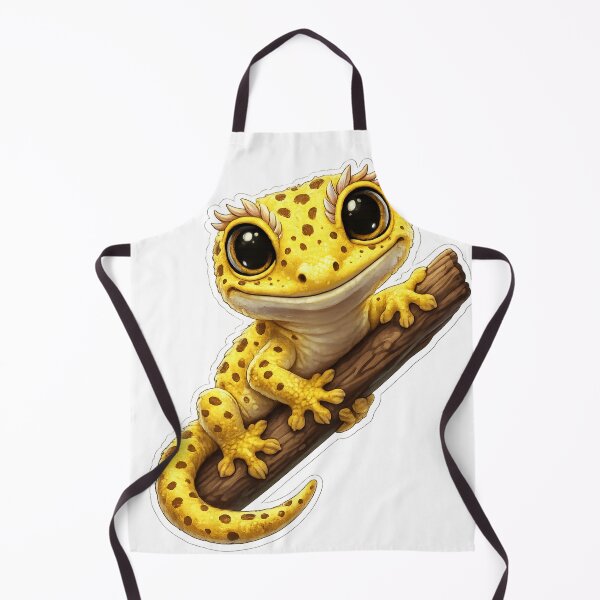 Item preview, Smiling Leopard Gecko Cute Reptile Animal designed and sold by HarlemDigitals.