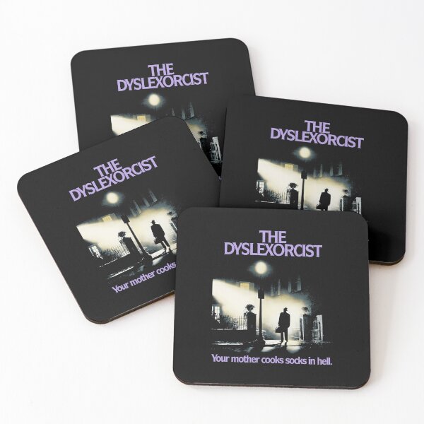 Item preview, The Dyslexorcist Your Mother Cooks Socks In Hell designed and sold by SakinHossen.
