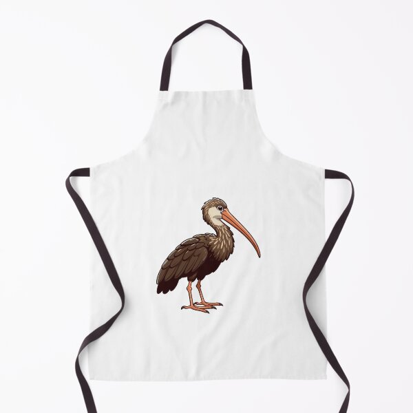 Item preview, Illustration of a brown bird with long legs and beak, showcasing vibrant feathers. designed and sold by cave-canvas.