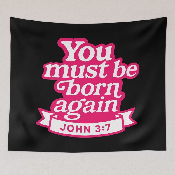 Item preview, John 3:7 You Must Be Born Again designed and sold by plushism.