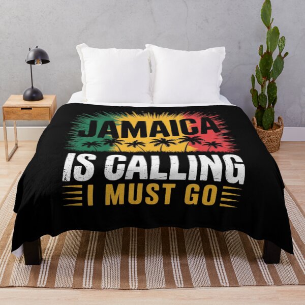 Item preview, Jamaica Is Calling I Must Go Beach Vacation Sunset designed and sold by angolinnArt.