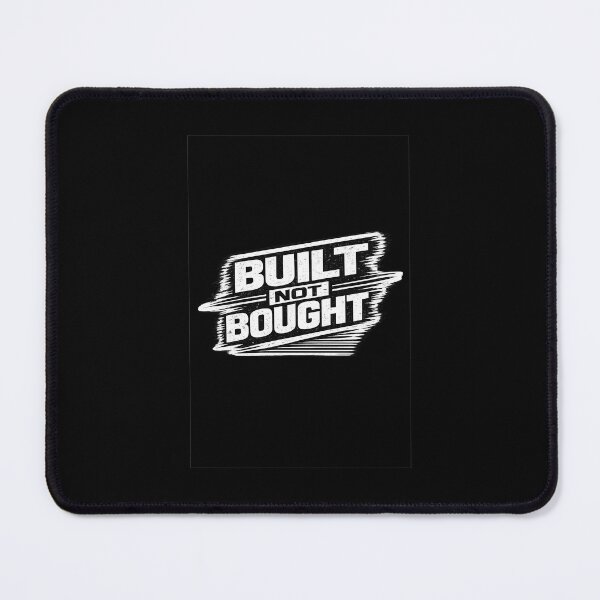 Item preview, Built Not Bought Mechanic Sticker | Project Car Garage Builder Design designed and sold by Wolf Garage.