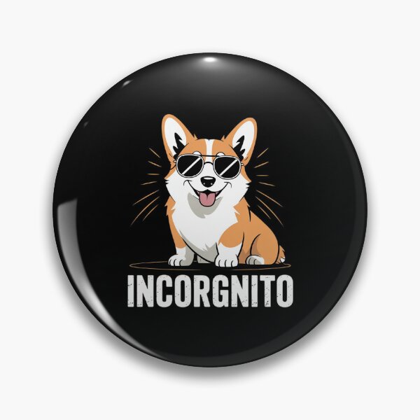Item preview, Incorgnito Pembroke Welsh Corgi Dog Lover Corgi designed and sold by MarkLeedsArt.