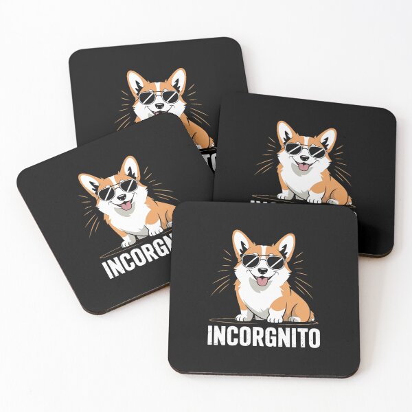 Item preview, Incorgnito Pembroke Welsh Corgi Dog Lover Corgi designed and sold by MarkLeedsArt.