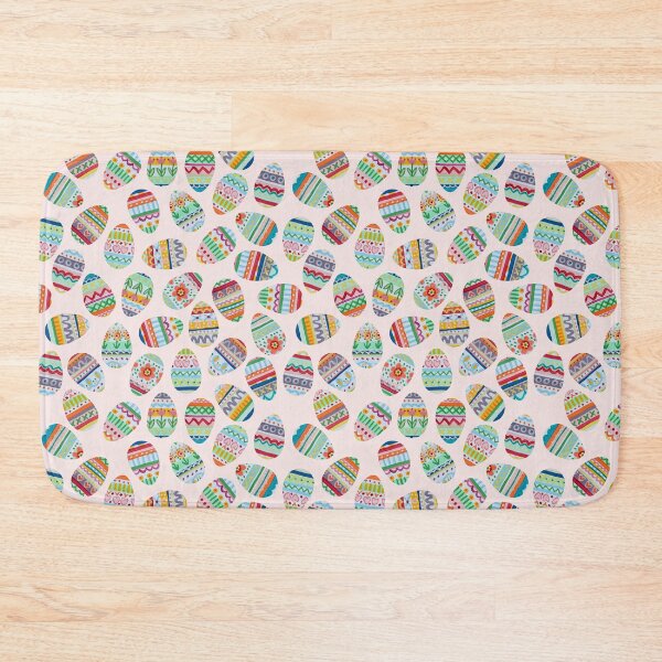Item preview, Painted Easter Eggs on blush designed and sold by farreystudio.