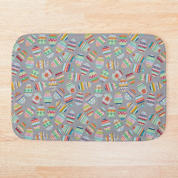 Item preview, Painted Easter Eggs on gray designed and sold by farreystudio.