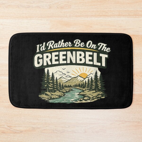 Item preview, Id Rather Be On The Greenbelt Boise Idaho Nature Hiking Outdoor Adventure designed and sold by Phil Ben.
