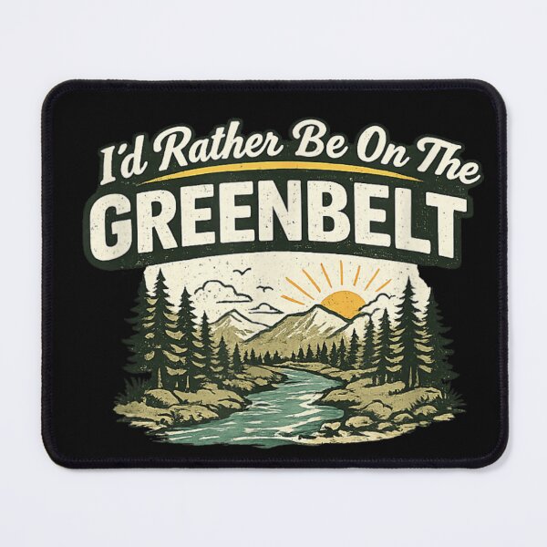 Item preview, Id Rather Be On The Greenbelt Boise Idaho Nature Hiking Outdoor Adventure designed and sold by Phil Ben.
