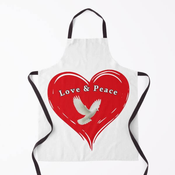 Item preview, Love & Peace Heart with Dove designed and sold by ValeriValera.