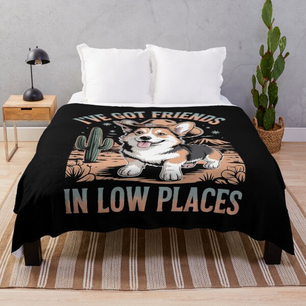Item preview, ive got friends in low places dachshund Corgi designed and sold by MarkLeedsArt.