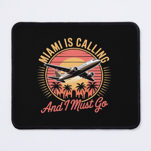 Item preview, Miami Is Calling I Must Go Florida Miami Summer Beach designed and sold by angolinnArt.