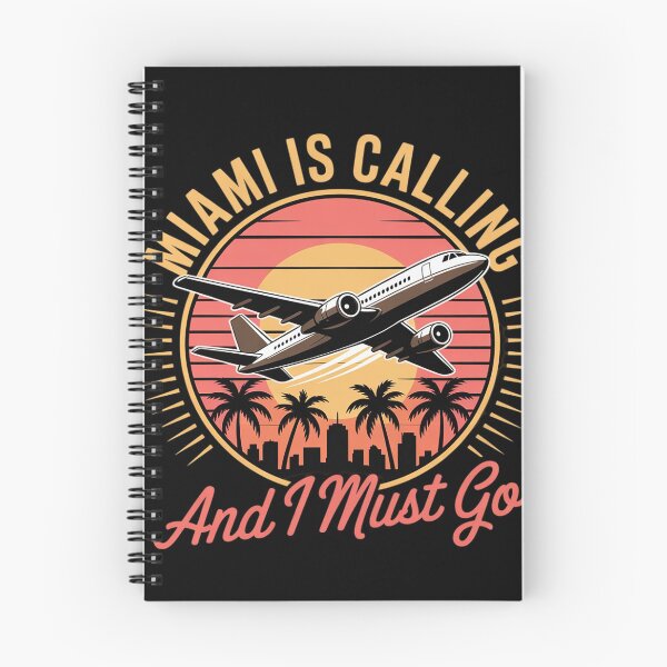 Item preview, Miami Is Calling I Must Go Florida Miami Summer Beach designed and sold by angolinnArt.