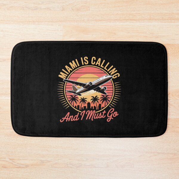 Item preview, Miami Is Calling I Must Go Florida Miami Summer Beach designed and sold by angolinnArt.