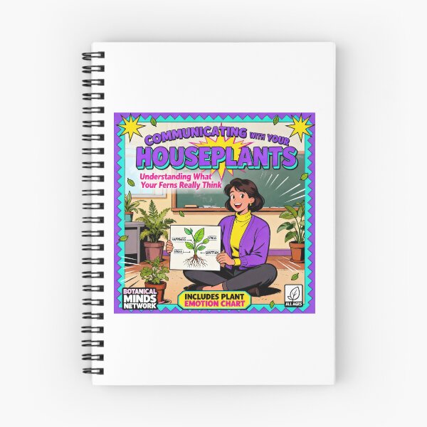 Item preview, Plant Communication Guide - Retro 90s Educational Art designed and sold by PictorialWhimsy.