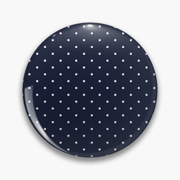 Item preview, White polka dots on navy blue background designed and sold by RishabhArts1.