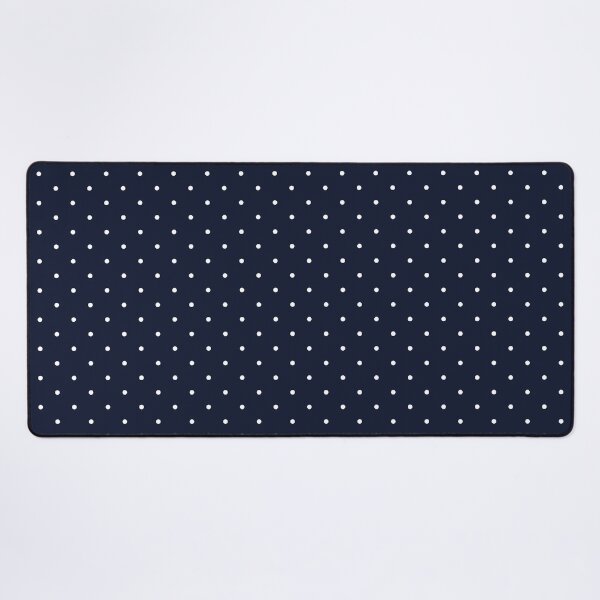 Item preview, White polka dots on navy blue background designed and sold by RishabhArts1.