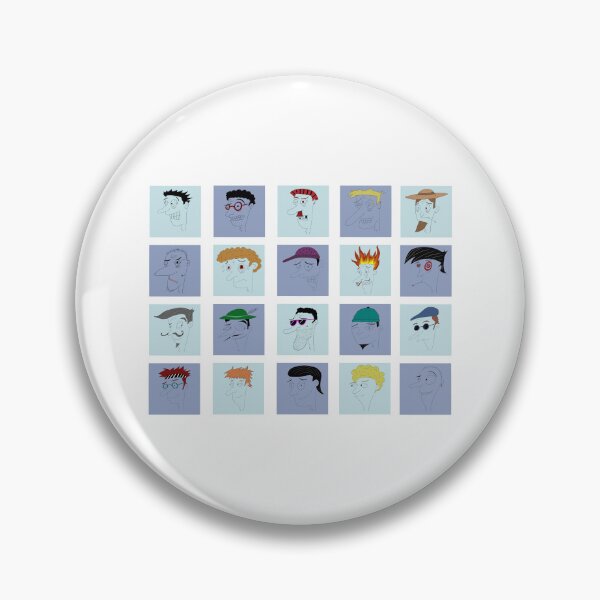 Item preview, Silly Cartoon man Collection No. 1 designed and sold by PenandFox.