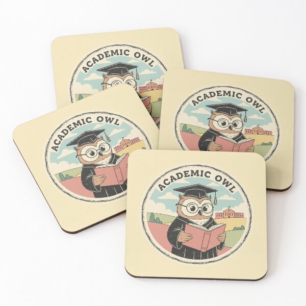 Item preview, Retro Academic Owl - Vintage 60s Professor Graduation Art designed and sold by VisualRotaStudio .