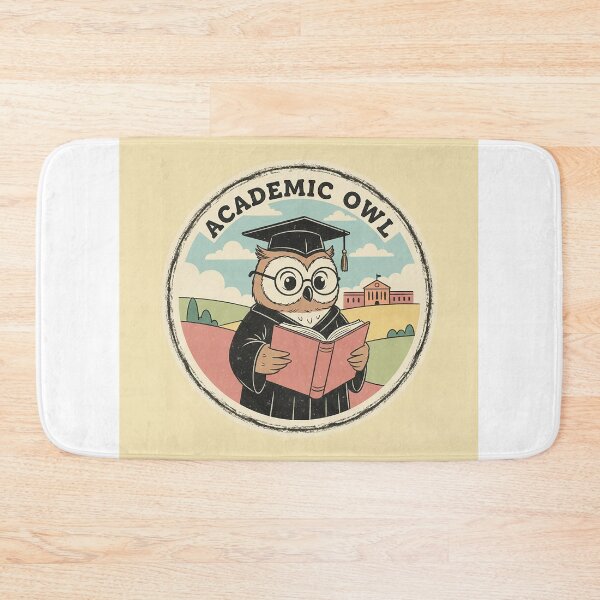 Item preview, Retro Academic Owl - Vintage 60s Professor Graduation Art designed and sold by VisualRotaStudio .