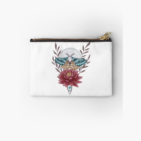 Item preview, Triskel Lotos Moth on Mandala ornament designed and sold by PolaMaku.