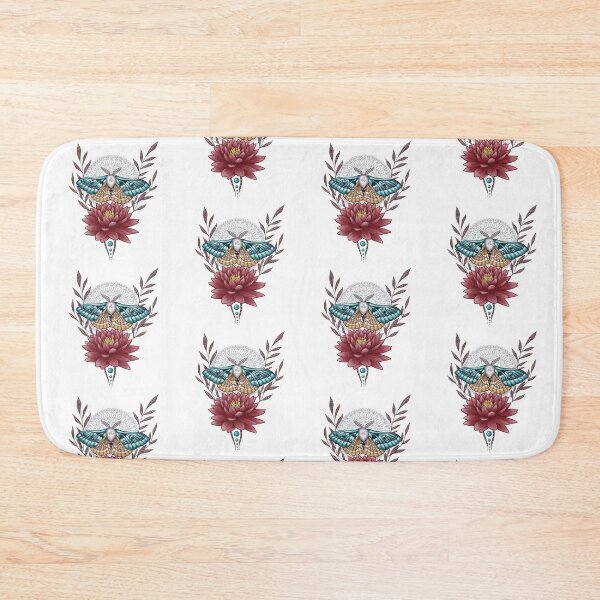 Item preview, Triskel Lotos Moth on Mandala ornament designed and sold by PolaMaku.